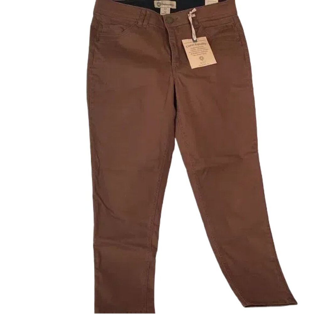 Democracy Brown Ankle Jeans